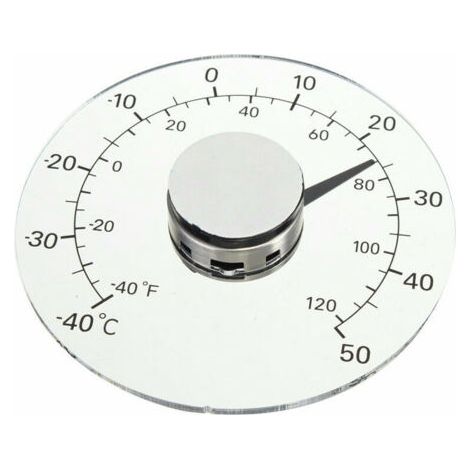 Außenthermometer, Wasserdichtes Fensterthermometer Transparenter Gartenthermometer Für Draußen