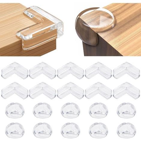 Tischkantenschutz Für Babys, 20 Stück Transparente Eckenschoner, Möbeleckschutz, Kantenschutz Für Tische Und Möbel