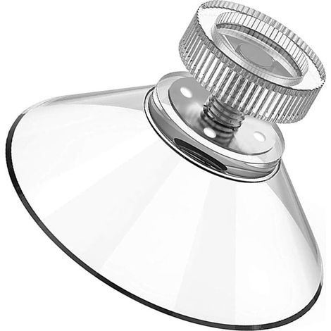 Ventouse Ø 40mm, 8 Stück Saugnäpfe M5 Gewinde Edelstahl, Saugnäpfe Mit Rändelmutter Klar Für Autofenster, Zahnbürstenhalter, Duschregal, Seifenspender, Camping