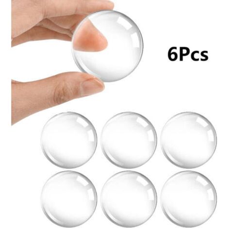 Türstopper Für Die Wand – 6er-set Transparente Gummischützer, Selbstklebend, Stoßdämpfend Und Geräuschreduzierend, Zum Schutz Von Wänden Und Türklinken.