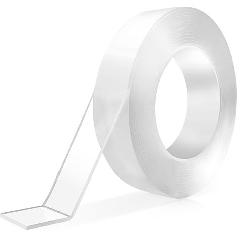 Doppelseitiges Nano-klebeband, 0,5 Mm Dick, 20 Mm Breit, 1 M Lang, 1 Stück Mit Transparentem Magischem Kleber Zum Befestigen Von Gegenständen