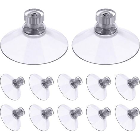 Satz Mit 30 Saugnäpfen Mit Gewinde Und Rändelmuttern, 41 Mm, Transparent, Für Auto, Camping, Fenster, Sonnenblende