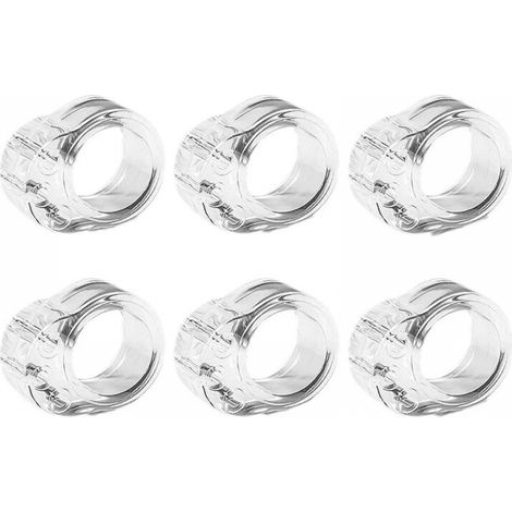 6er-set Türgriffschutz Aus Pvc, Stoßfest, Transparent, Zum Schutz Von Wänden, Türen, Fenstern Und Möbeln.