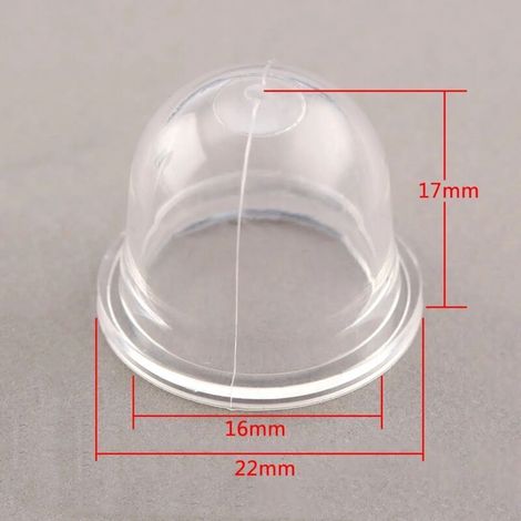 Poire D'Amorçage Debroussailleuse, 22mm Tasse D'Huile De Carburateur Pompe D'Ampoule D'Amorce Transparente Bulle D'Huile De