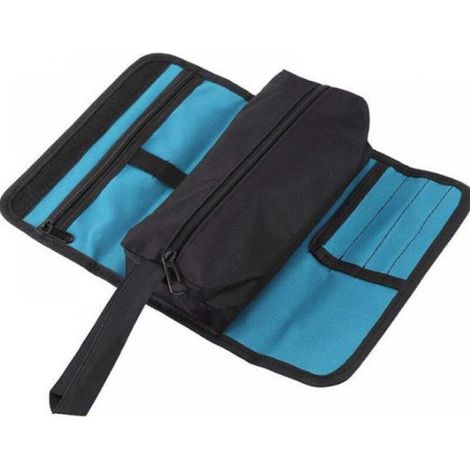 Werkzeugtasche, Rollbare Werkzeugtasche, Werkzeugtasche Für Elektriker Mit Rollen, Canvas-werkzeugtasche, Aufbewahrungstasche Mit Reißverschluss Und Schnalle