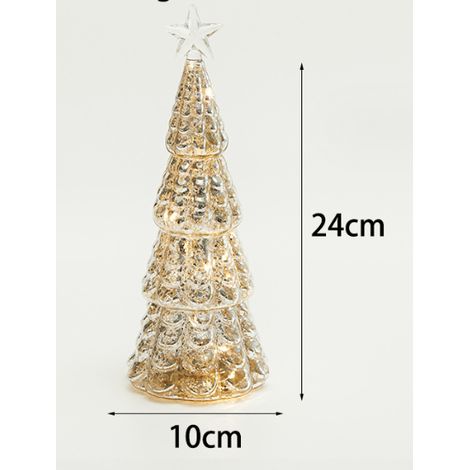 Künstlicher Baum Aus Verspiegeltem Glas Mit Led-beleuchtung D