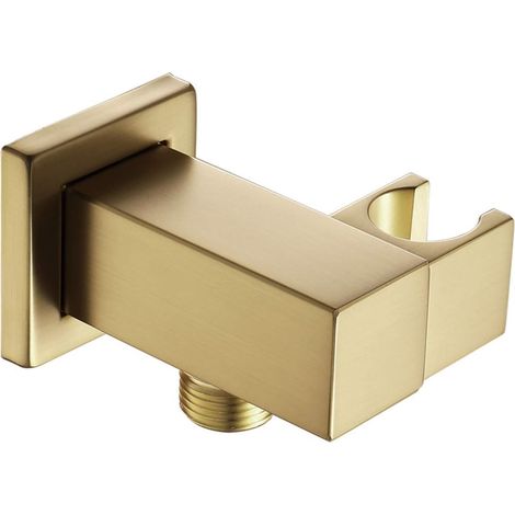 Duschkopfhalterung Duschkopfhalterung Aus Quadratischem Messing, Goldfarben