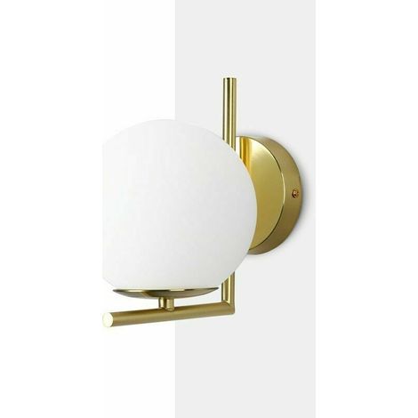Kristall-kugel-wandleuchte Gold