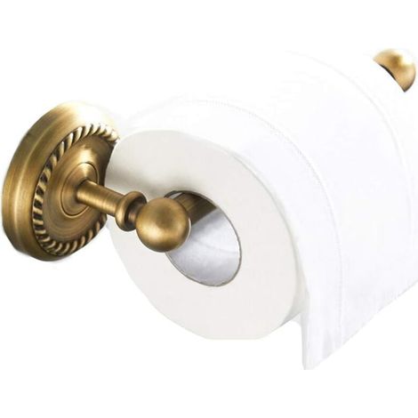 Antiker Goldener Bronze-wand-toilettenpapierhalter 207,2 Cm, Retro Badezimmer-rollenhalter Mit Telefonhalter.