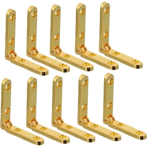 10 Stück Scharniere Für Metallgehäuse, Zink-scharniere Mit Feder, Geeignet Für Schmuckkästchen Und Schatullen, Set