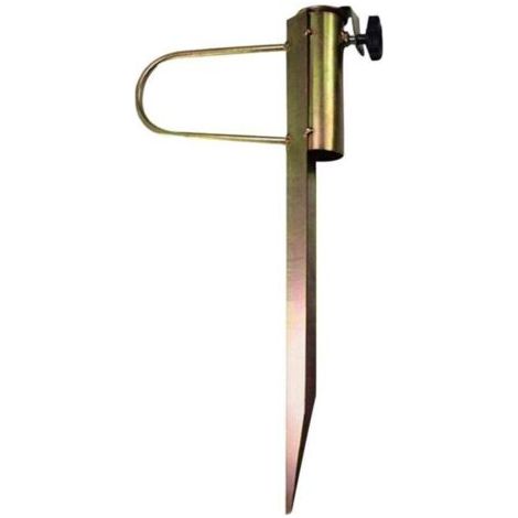 Robuster Metall-ständer Für Strandsonnenschirm, Erdanker Für Sand/rasen, Universelle Halterung Für Sonnenschirm, Flagge, Angelrute
