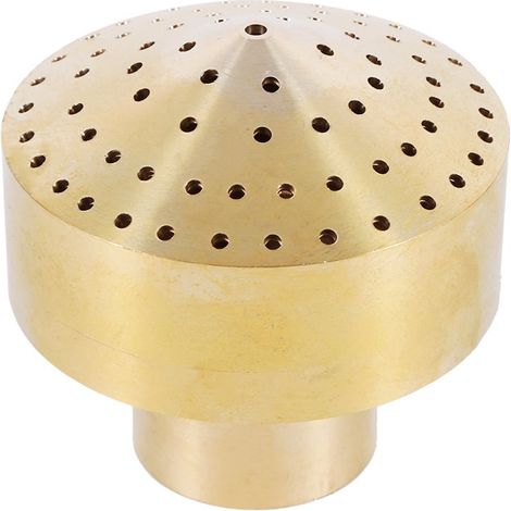 Garryfizh Springbrunnen-düse Aus Messing, Gartensäule Teich Springbrunnen Wasser-sprühkopf, Gold 1/4"/1/2"/3/4", 1 Stück (3/4'')