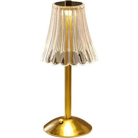 Kabellose Led-tischlampe, Dimmbare Led-nachttischlampe Mit Touch-funktion, Kristalltischlampe Mit 3 Farbtemperaturen Und Usb-a+c-ladeanschlüssen, Tischlampe Für Schlafzimmer, Wohnzimmer, Restaurant Un