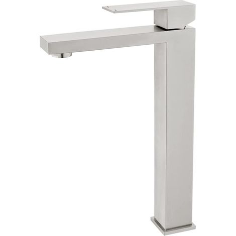 Goldener Kaskaden-waschbeckenmischer, Badezimmer-kaskadenmischer Mit Hohem Auslauf, Einstellbarer Warm- Und Kaltwasser-mischer, Edelstahl-badezimmermischer