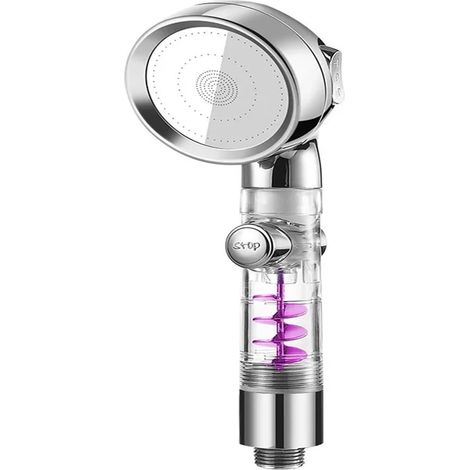 3-modus Hochdruck-duschkopf, Goldenes Wasser, Mit Stopptaste, Ökologischer Filter, Badezimmer