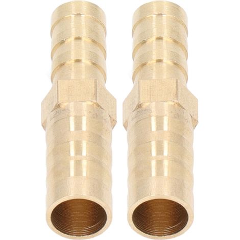 2 Schlauchtüllen-adapter, Messing-schlauchreduzierstücke, Hexagonale Schlauchverbinder-reduzierstücke, 10 Mm (3/8 Zoll) Auf 8 Mm (5/16 Zoll)