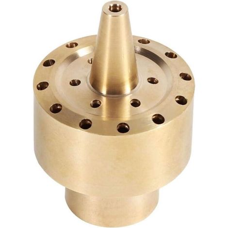 Goldene Messing-sprühkopf Für Gartenbrunnen - Nebeldüsen-zubehör 1/2", Teich Und Mehr