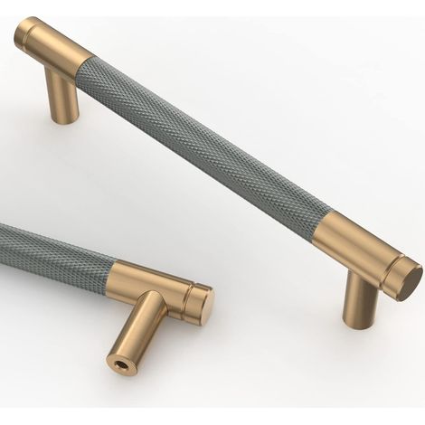 10 Stück Möbelgriffe Für Küche, Goldfarben 128mm Legierung Schrankgriffe Mit Schrauben, Für Büros, Schubladen, Schränke
