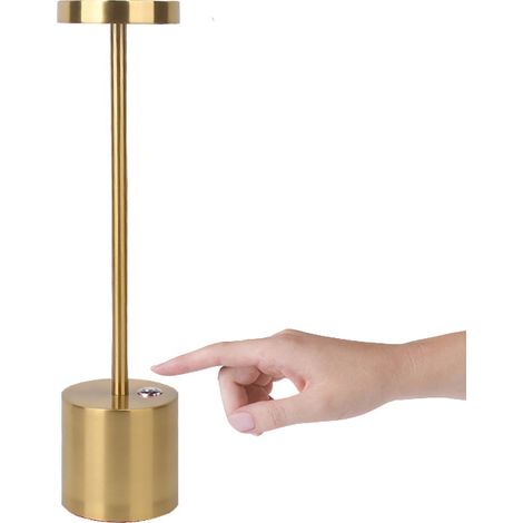 Kabellose, Wiederaufladbare Led-tischlampe, 1800 Mah Moderne Akkuleuchte, 3 Farbtemperaturen, Für Nachttisch, Camping, Innen- Und Außenbereich, Terrasse, Restaurant