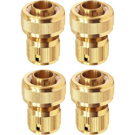 19 Mm (3/4") Messing-schnellkupplung, Gartenschlauch-verbinder - 4er Set