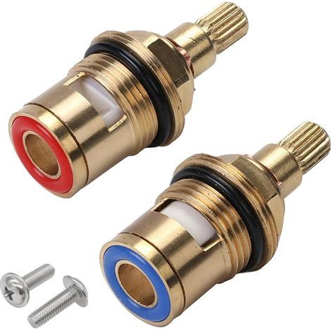 Keramikkartusche 1/2" Mit Keramischer Scheibe, Mischbatteriekartusche, Universelle Messing-keramikkartusche Für Küche (warm- Und Kaltwasser)