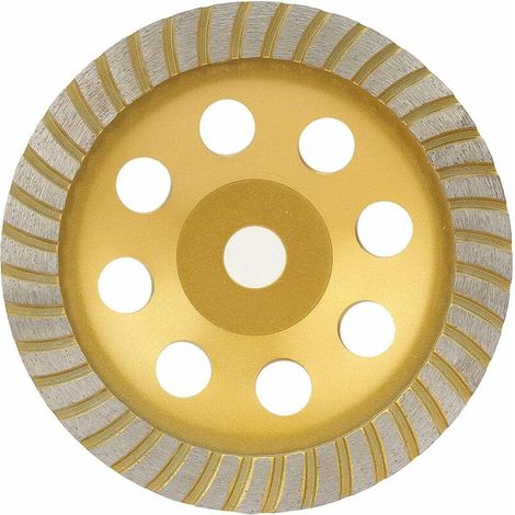Diamant-schleifteller 125 Zum Schleifen Von Beton, Granit Und Stein. Professionelle 125er Schleifscheibe Für Oberflächenschleifmaschinen