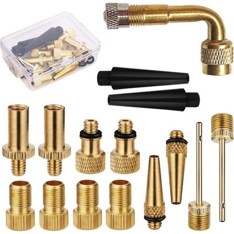 Fahrradpumpenadapter, Fahrradreifenpumpenadapter Mit Aufblasdüse, Kompressoradapter Für Mtb-bälle