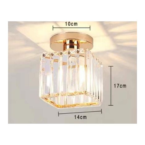 Geometrische Schmiedeeisen-leuchte Für Wohnzimmer, Küche, Dachboden, Esszimmer, Café (ohne Glühbirne) Weißes Goldenes Quadratisches E27-licht