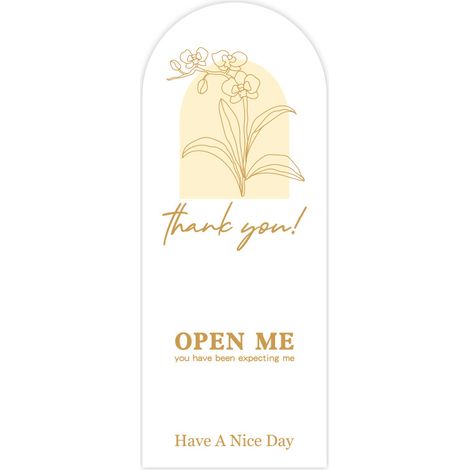 Goldene Aufkleber, 15 X 6 Cm, 50 Blätter Elegante Etiketten Für Geschenkverpackungen, Zum Verzieren Ihrer Geschenke