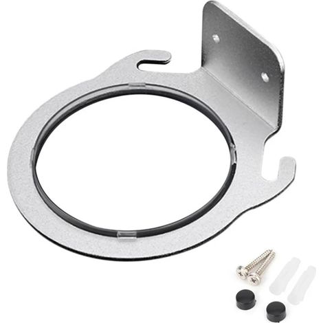 Wandhalterung Für Haartrockner Aus Aluminium, 8 Cm (farbe: Silber)