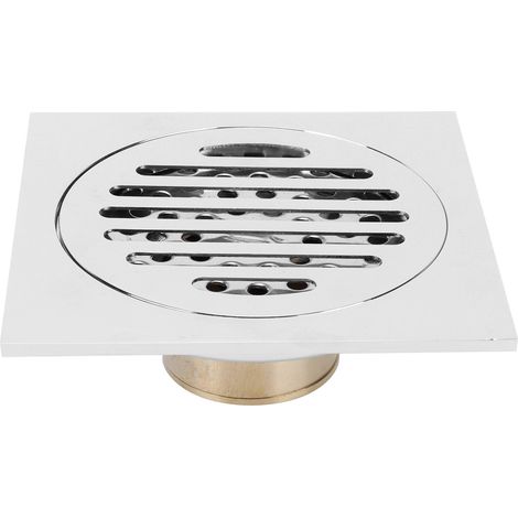 Quadratischer Kupferablauf 10x10 Cm, Bodendusche, Insektenschutz, Wasserdicht, Für Badezimmer Und Haus