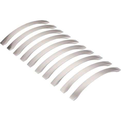 10 X Küchenschranktürgriffe Schublade Schlafzimmer Mit Schrauben, Lochabstand 160 Mm
