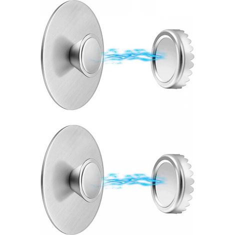 2er-set Magnetische Seifenspender Aus Edelstahl, Wandhalterung Für Küche Und Bad, Mit 2 Deckeln