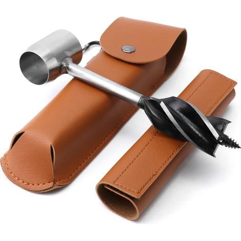 Handbohrer Für Holzbearbeitung, Manueller Erdbohrer Für Camping, Bushcraft Und Outdoor-wandern