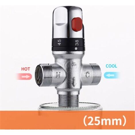 Thermostatische Duschmischbatterie Aus Messing, Thermostatischer Duscharmatur Für Dusche, Thermostatischer Bad-duschen-mischer, Thermostatische Armatur Für Häusliche Warmwasserbereiter, Thermostatisch
