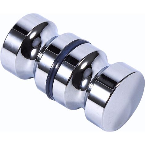 Duschtürgriff 1 Stück Glasknopf Für Duschtür, Bad Schrankgriff Aus Aluminiumlegierung Mit Schrauben Für Badezimmer, Küche, Haus, Büro, Hotel