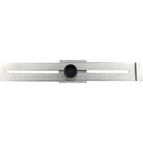 Matte, Lasergeätzte, Graduierte Chrom-zeichnungslineal, Gradierung In Mm, Gehärtete Zeichenkante, Größenname: 250 Mm Edelstahl-messgerät