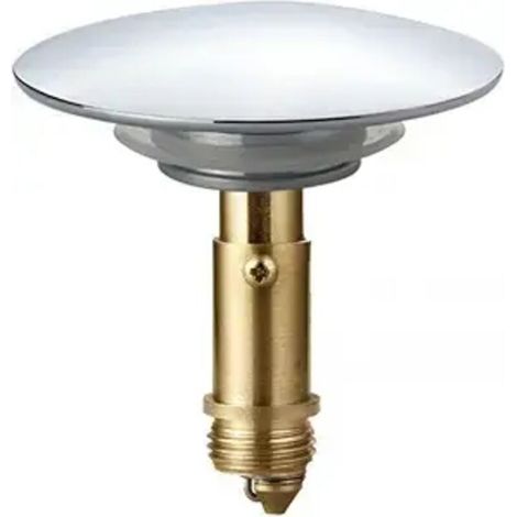 Bonde Clic-clac Pop-up 66 Mm Für Waschbecken Im Badezimmer, Küchenwaschbecken, Badewannenablauf, Stopfen Aus Massivem Verchromtem Messing