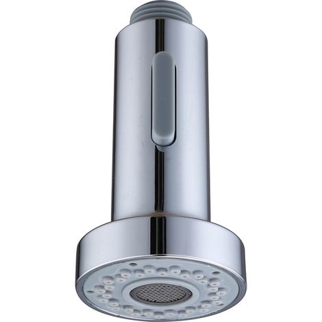 Chromierter Küchenmischer Mit Handbrause, Druck Und 2 Strahlarten – 1 Stück, Universeller Kopf, Spülbeckenkompatibel