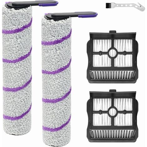 Ersatz-walzenbürste Für Rowenta X-clean 10, Für Narwal S20 Pro Zubehör Nass- Und Trockensauger, 2 Bürstenrollen + 2 Filter + Reinigungsbürste