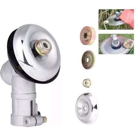 26 Mm Rasentrimmerkopf – Getriebe Aus Aluminium Und Stahl – Außengewinde 10 X 1,25 – Kompatibel Mit Rasenmähern