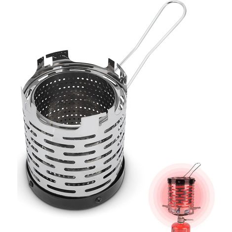 Gaskocher-heizung Für Camping, Heizungsset Für Gaskocher, Tragbare Gasheizungen, Abdeckung Für Campingkocher, Adapter Für Heizgeräte Für Outdoor-aktivitäten, Zeltheizung