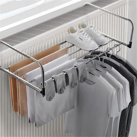 Zum Aufhängen Geeigneter Wäscheständer, Faltbar, Ausziehbar Und Multifunktional – Ausziehbar 60-106 Cm