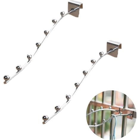 Set Aus 2 Mini-wäscheständern Aus Edelstahl Für Balkon, Terrasse, Garten Und Geländer