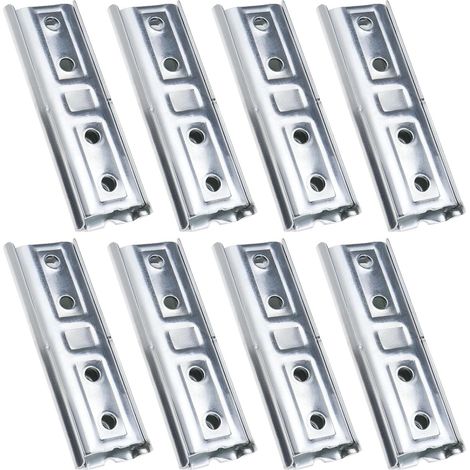 8 Paare Wandhalterungen Für Kopfteilbefestigung, Hochbelastbar, Verriegelungsverbinder Für Modulare Sofas