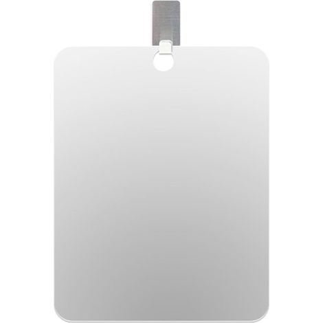 Tragbarer Beleuchteter Schminkspiegel Für Frauen Mit Klebehaken, 1 Schminkspiegel, 1 Haken, Wiederaufladbarer Schminkspiegel Für Reisen, Einstellbare Drehung, Led (13 X 17 Cm)