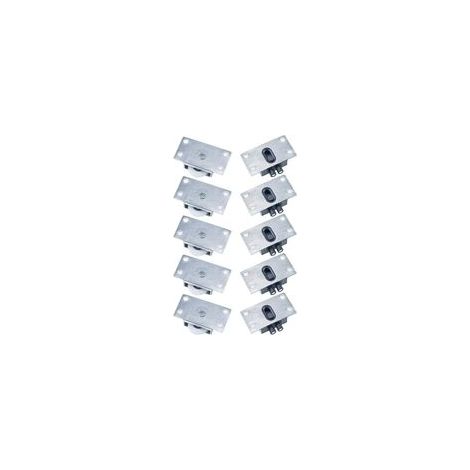 5 Paar Laufrollen Für Schiebetüren, Rollenräder Für Möbel Und Fenster, Rostfrei, Leise, Verschleißfest, Für Schrank, Garderobe, Kleiderschrank, Fenster (silber)
