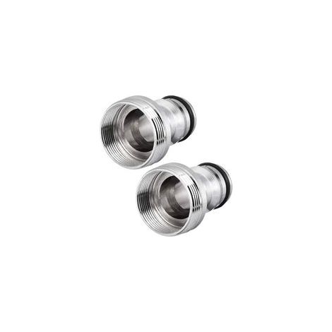 Universelle Wasserhahnanschlüsse Für Mischer, 2 Stück, M24 Schlauchadapter, Wasserhahn-schlauchadapter, Gartenschlauchanschluss, Messing-wasserhahnauslauf Für Gartenschläuche