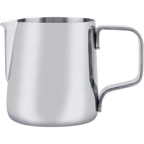 Milchkännchen 100 Ml, Milchkrug Aus Edelstahl, Milchaufschäumer, Latte-art-krug, Küchenwerkzeug Für Zuhause, Craft-café-latte-milchkrug Für Cappuccino Und Café Latte (silber) - Fei Yu
