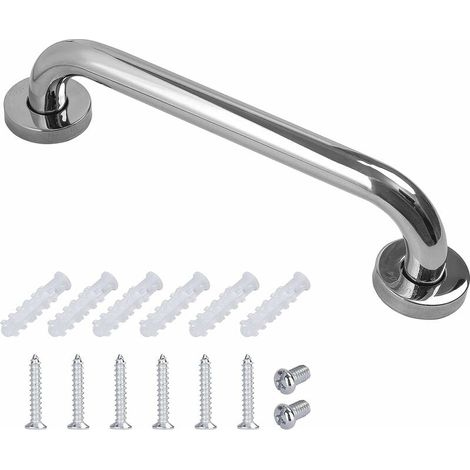 Edelstahl-haltegriff, Badewannengriff Für Badezimmer, Wc-griff Für Senioren/behinderte/kinder/schwangere, 30 Cm